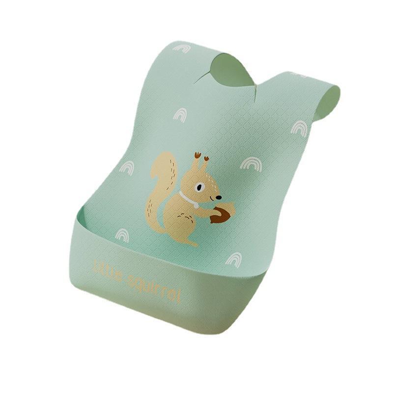 Picture of Children's Disposable Bib Baby Dinner Overalls Children's Feeding Bag Wash-free Waterproof Bib Slippery Towel Wholesale