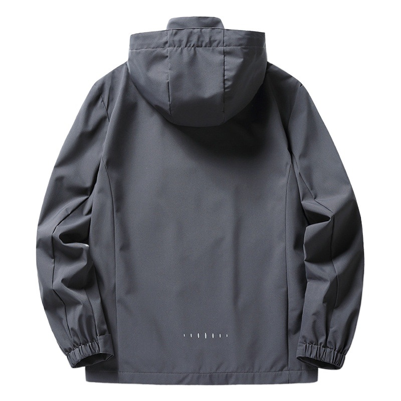 6266 Charge Clothes Couple's Jacket with Collar Hooded Outdoor Men's Jacket Spring and Autumn New Casual Thin Women's Top