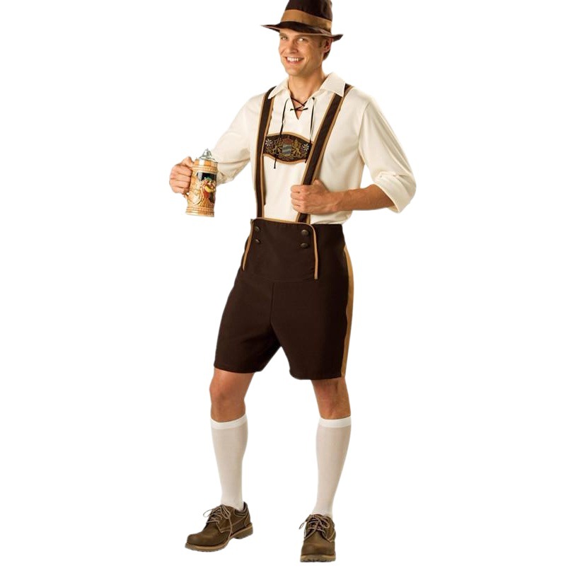 German beer festival new game suit Hansel Munich beer festival German Bavarian men's beer suit