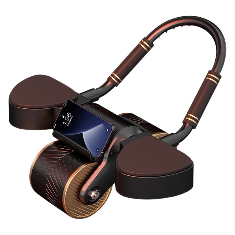 Cross-Border Elbow Support Type Automatic Rebound Abdominal Wheel Abdominal Muscle Training Tool Abdominal Curling Flat Support Abdominal Muscle Wheel