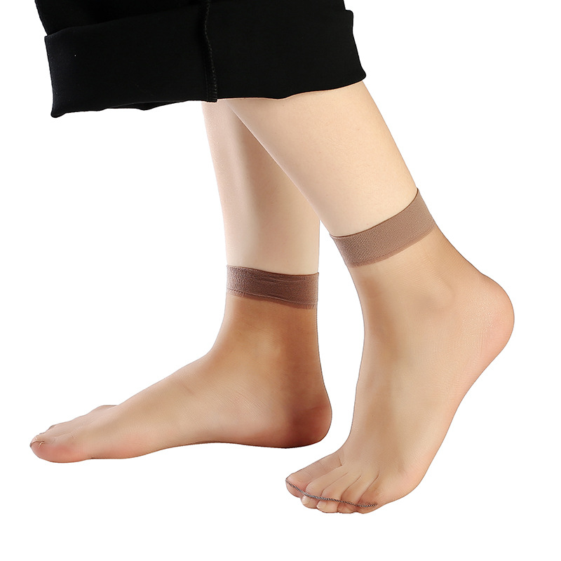 Picture of Ultra-Thin Crystal Stockings, Spring and Summer Toes, Transparent Pairs of Invisible Socks, Night Market Street Stall Short Stockings Manufacturer Wholesale