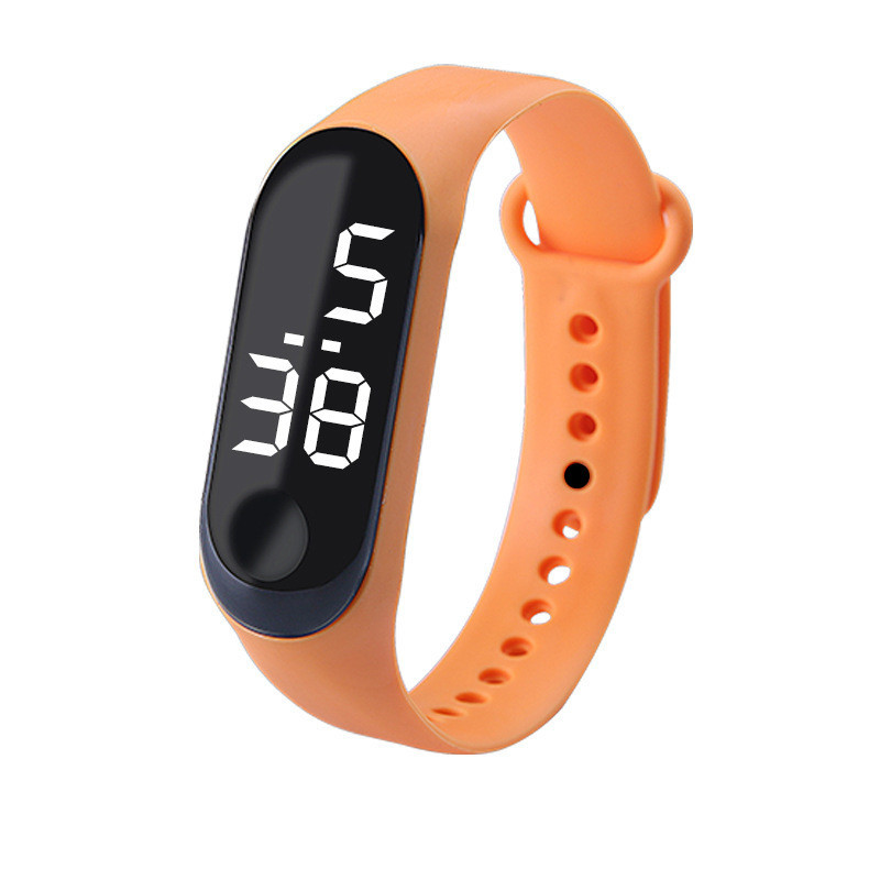 Picture of Manufacturer Simple Waterproof Led White Light Digital Watch Fashionable Student Couple Leisure Sports Touch Touch