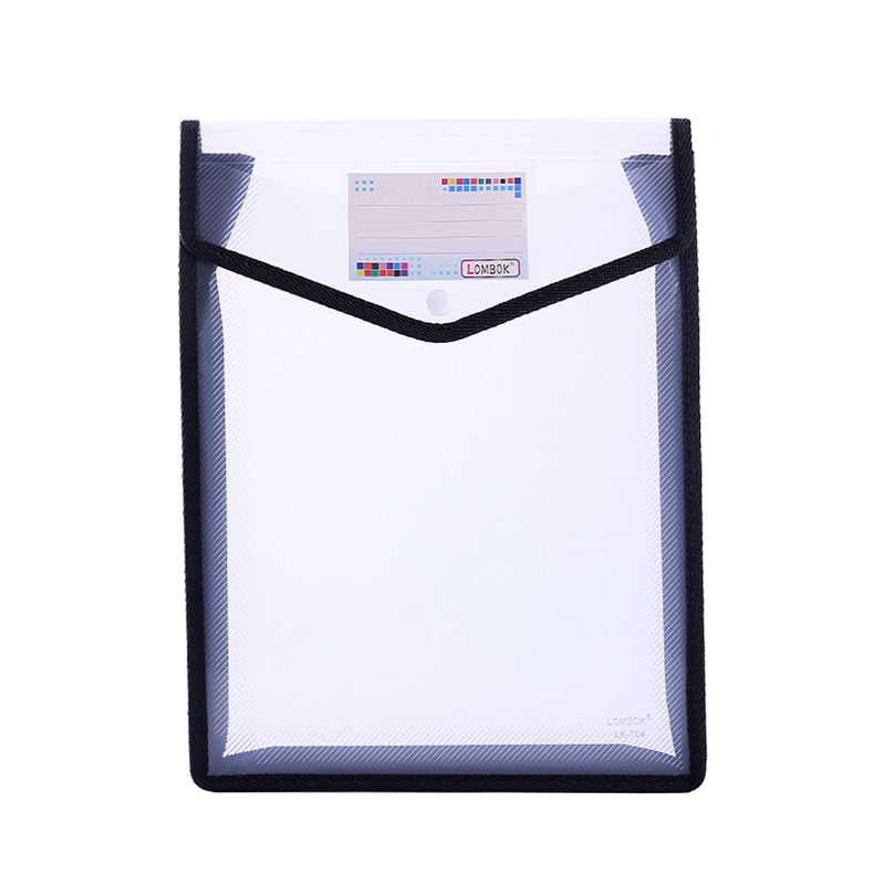 Picture of A4A5 folder storage student envelope office test paper bag twill 9 color vertical three-dimensional file bag
