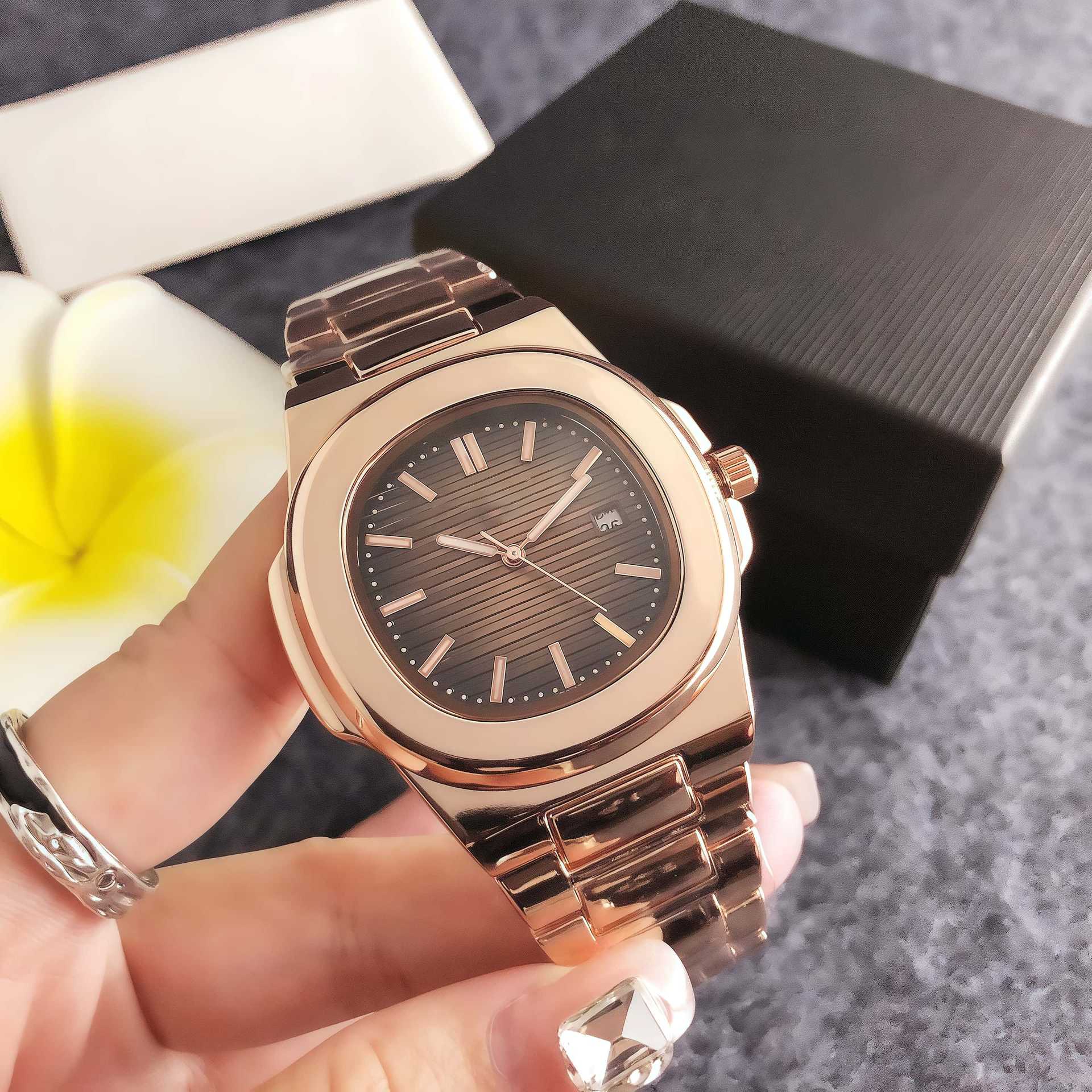 Women's Watch, Simple, Light, Luxurious, Niche, High-End, Classic and Atmospheric Women's Watch with Calendar, European and American Hot-Selling Watch