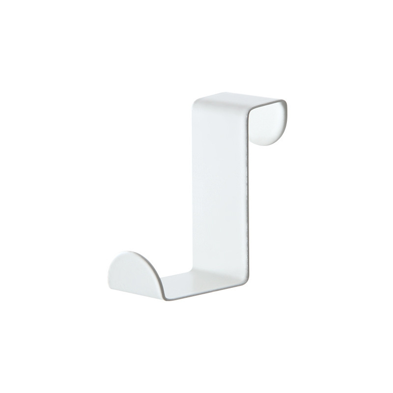 Picture of Creative Z-Shaped Door Back Hook Stainless Steel Traceless Nail-Free Hook Door Back Clothes Hook S-Shaped Hook 2 Pack