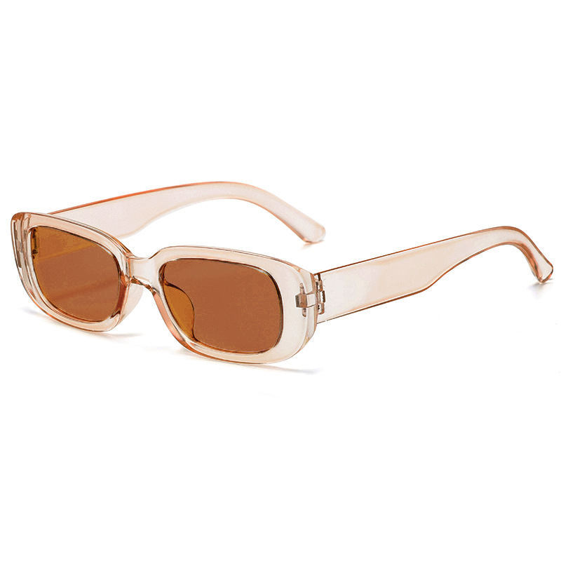 Picture of New Fashion Candy Color Cat's Eye Sunglasses European and American Fashion Street Shooting Joker Small Frame Plastic Tooth Sunglasses s23081