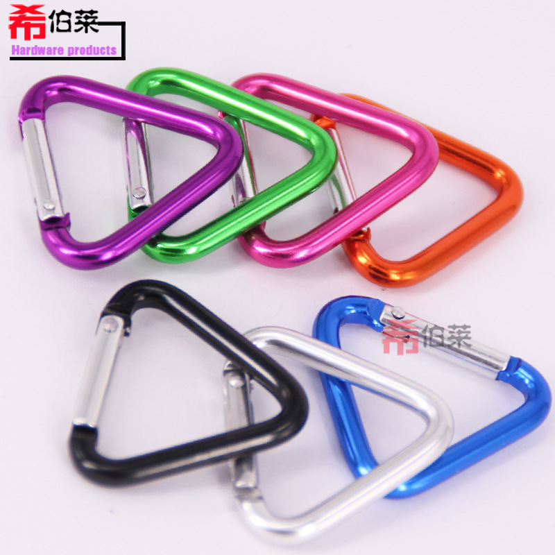 Picture of Hebrew No. 4 triangle aluminum alloy steel wire buckle clothing audio kettle accessories special-shaped buckle