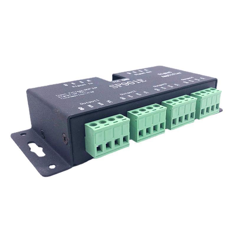 Picture of LED magic color amplifier 2811 magic color light bar signal amplifier 5-way SPI signal amplifier SP901E