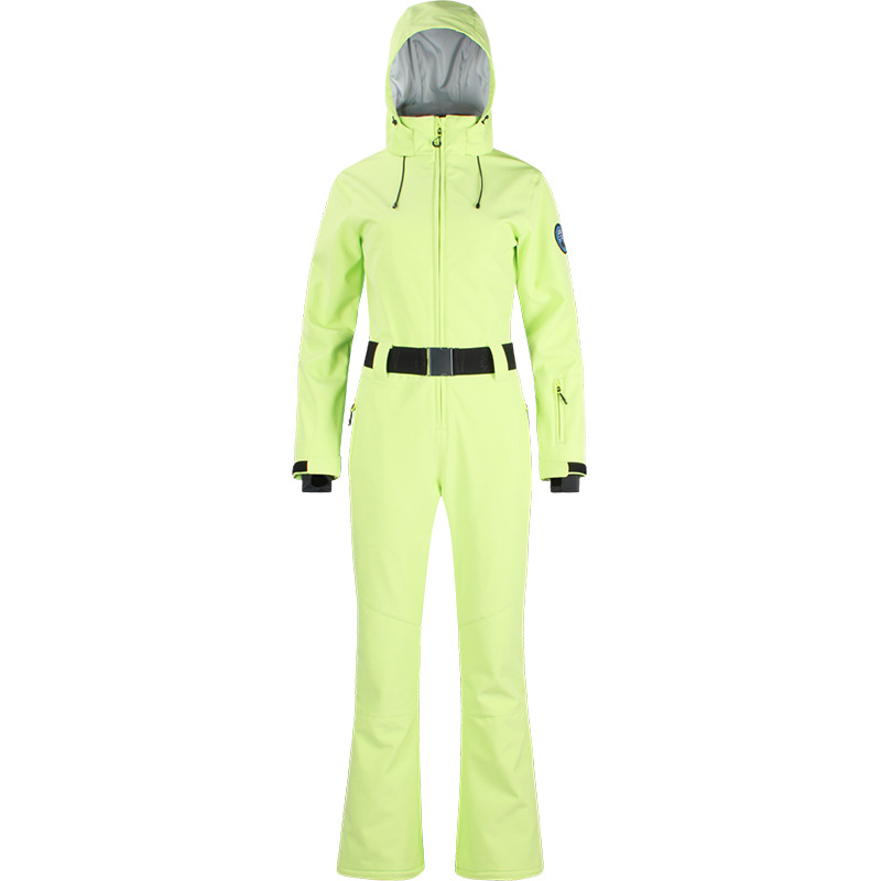 Picture of Cross-Border New Ski Suit for Women, Slim Fit, Windproof, Waterproof, Breathable and Warm, Outdoor Double-Board One-Piece Snow Suit