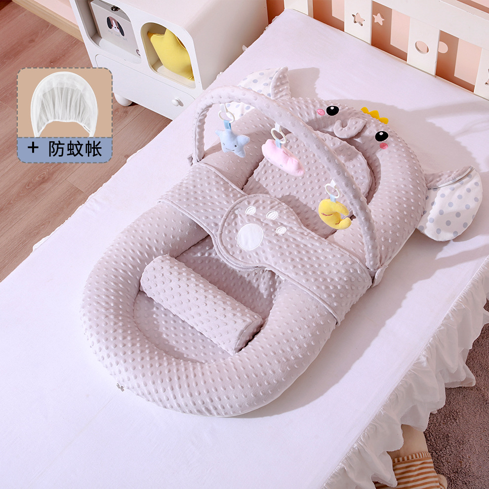 Picture of Bed-in-bed baby newborn baby anti-startling soothing bed slope sleeping mat bionic landing wake up to coax sleep artifact