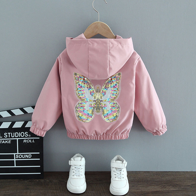 Girl's Charge Clothes Children's Spring Baby's Spring Clothes Girl's Coat Spring and Autumn 2025 Children's Clothing New Style Baby Girl's Top