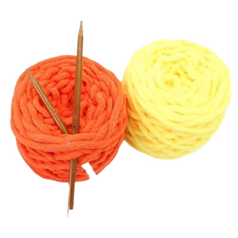 Picture of Ice Strip Thread Single Strand Thick Stick Needle Thread Knitting Blanket Slipper Thread Scarf Hat Scarf Thread Manufacturer Wholesale Worsted