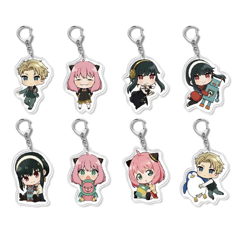 Picture of Animation peripheral acrylic key chain pendant batch SPY play house SPY x Family creative jewelry gift
