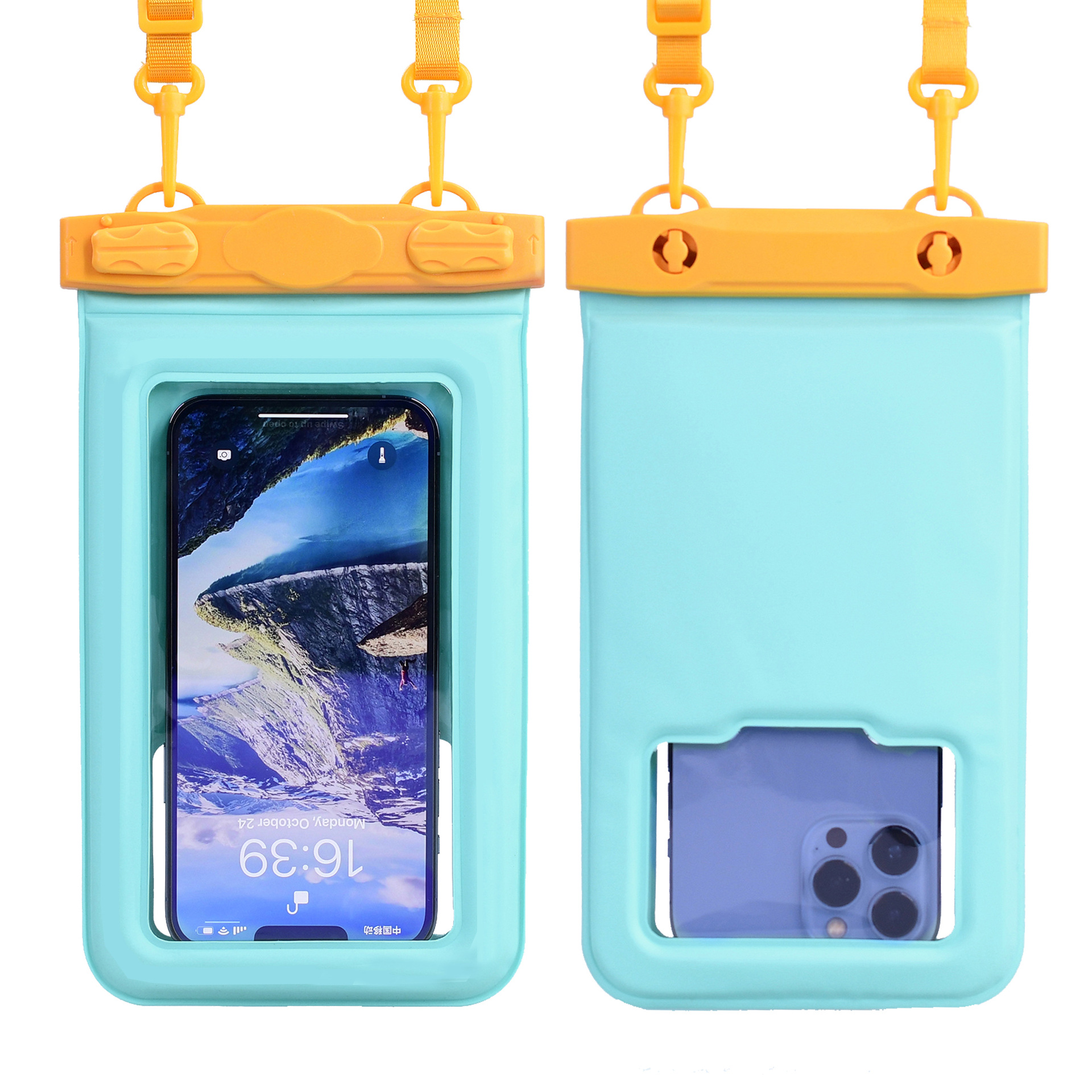 Picture of Cross-border export mobile phone waterproof bag quilted thickened mobile phone bag floating touch screen floating sealed bag Amazon hot sale
