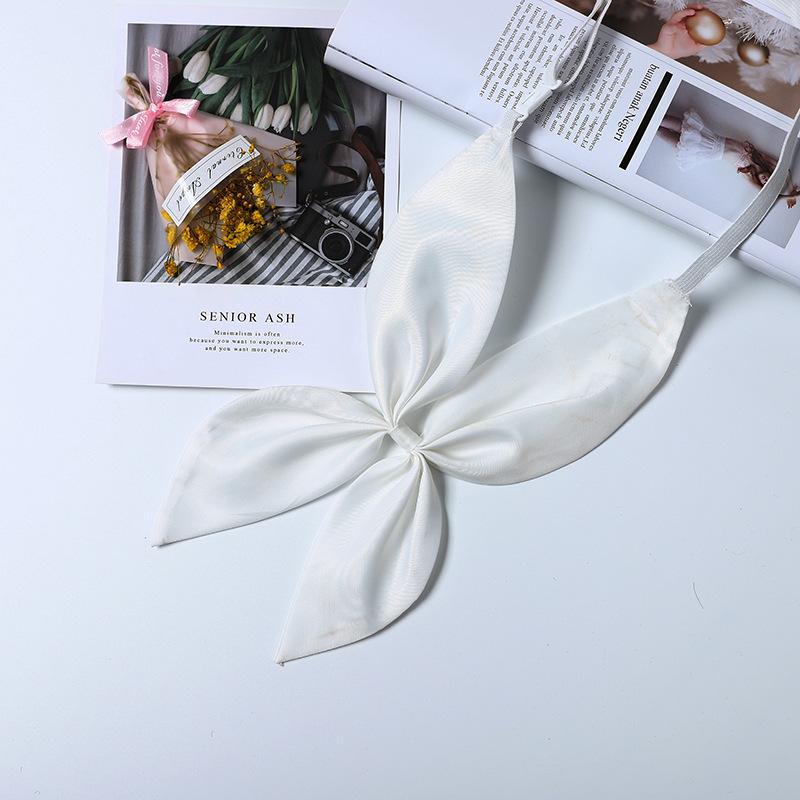 Picture of Goldfish Knot Jk Bow Tie Imitation Triangle Towel Free Slayer Suit Scarf Japanese Bow Uniform Collar wine red
