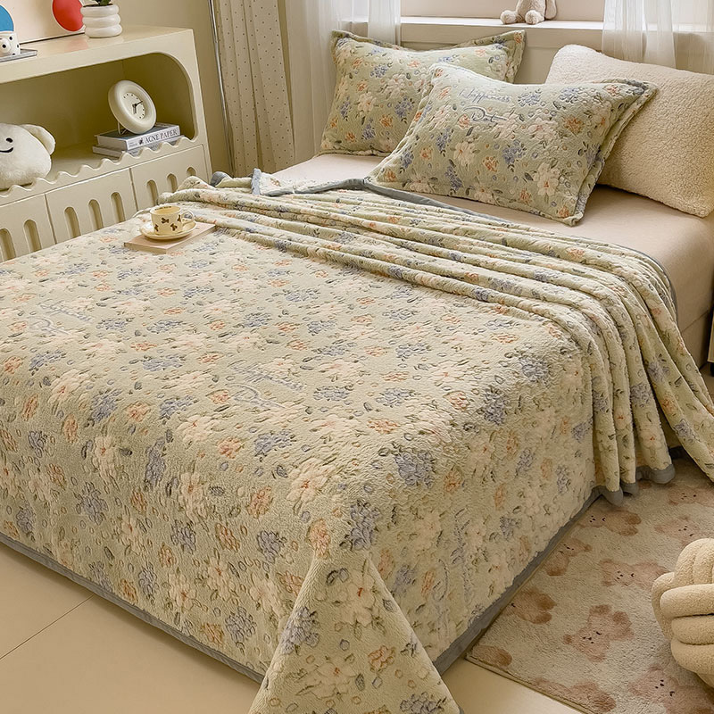 Picture of Blanket Coral Fleece Cover Blanket Flannel Blanket Cartoon Sofa Blanket Single Bed Sheet Single Air Conditioning Nap Blanket Quilt