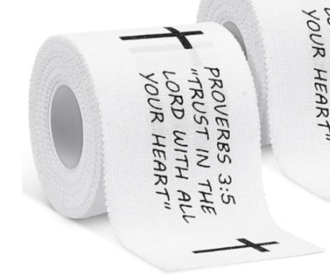 Picture of Cross-Border Hot-Selling White Adhesive Sports Tape Outdoor Finger and Wrist Support Bandage Cotton Cross-Stitch Adhesive Tape
