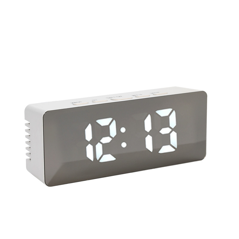 Picture of Cross-border LED HD Mirror Alarm Clock Student Bedroom Sleep Smart Alarm Clock Multifunctional Modern Simple Electronic Clock