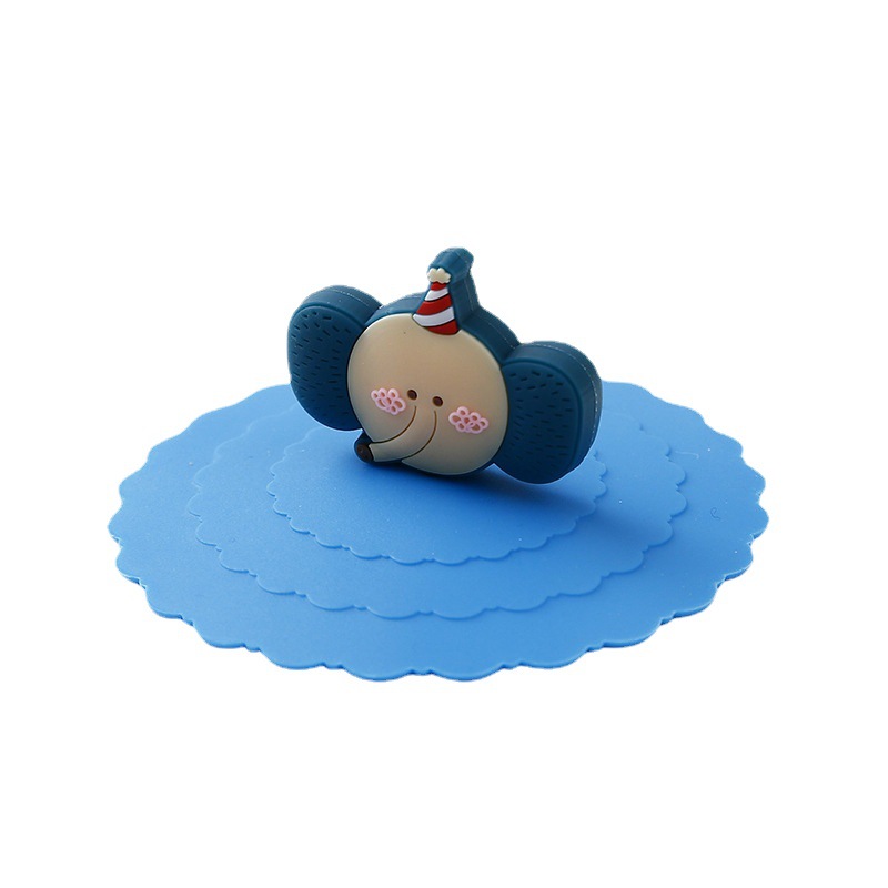 Picture of Cartoon Cup Lid Silicone Universal Ceramic Cup Lid Single Sale Glass Cup Tea Cup Accessories Dust Mug Lid