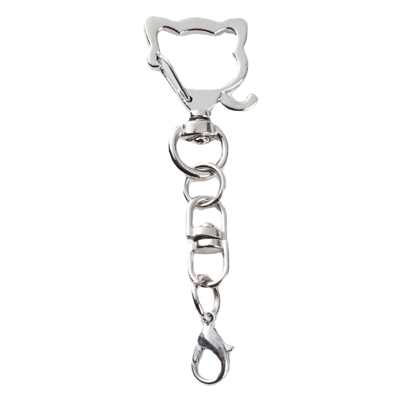 Heart Big Cat Dog Head Buckle Chain 8-shaped Buckle 303 Small Lobster Buckle Color Preservation Electroplating Process