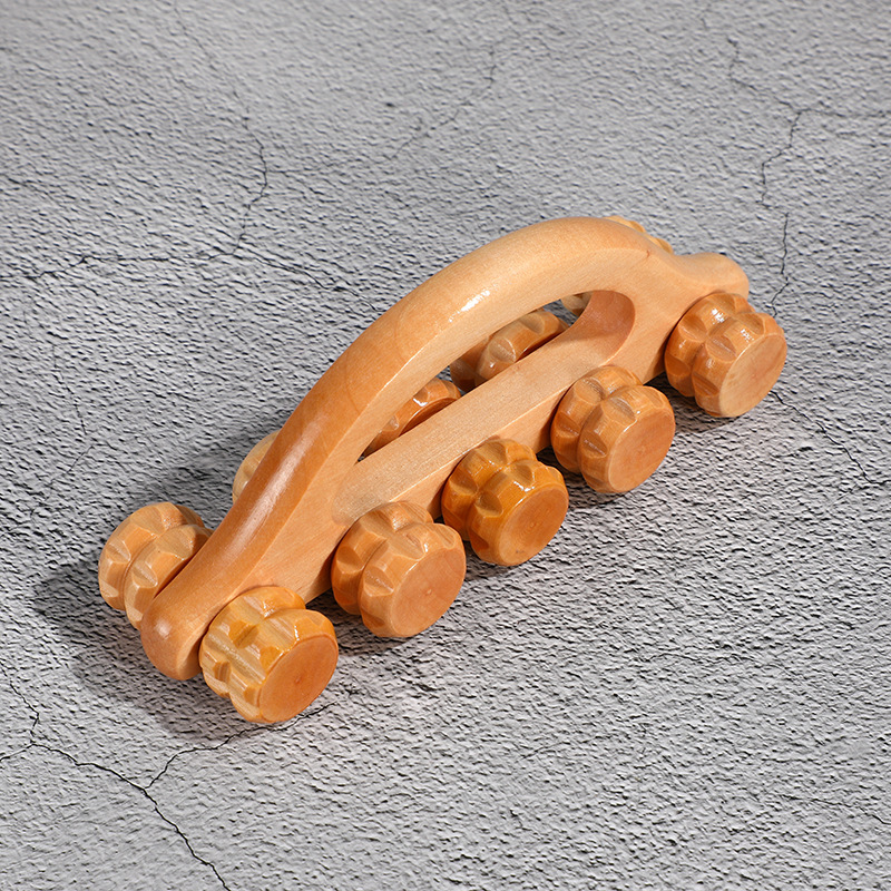 Picture of Wooden Massager suit Mother's Day Gift Handheld Labor-saving Convenient Simple and Practical Meridian Massage Artifact
