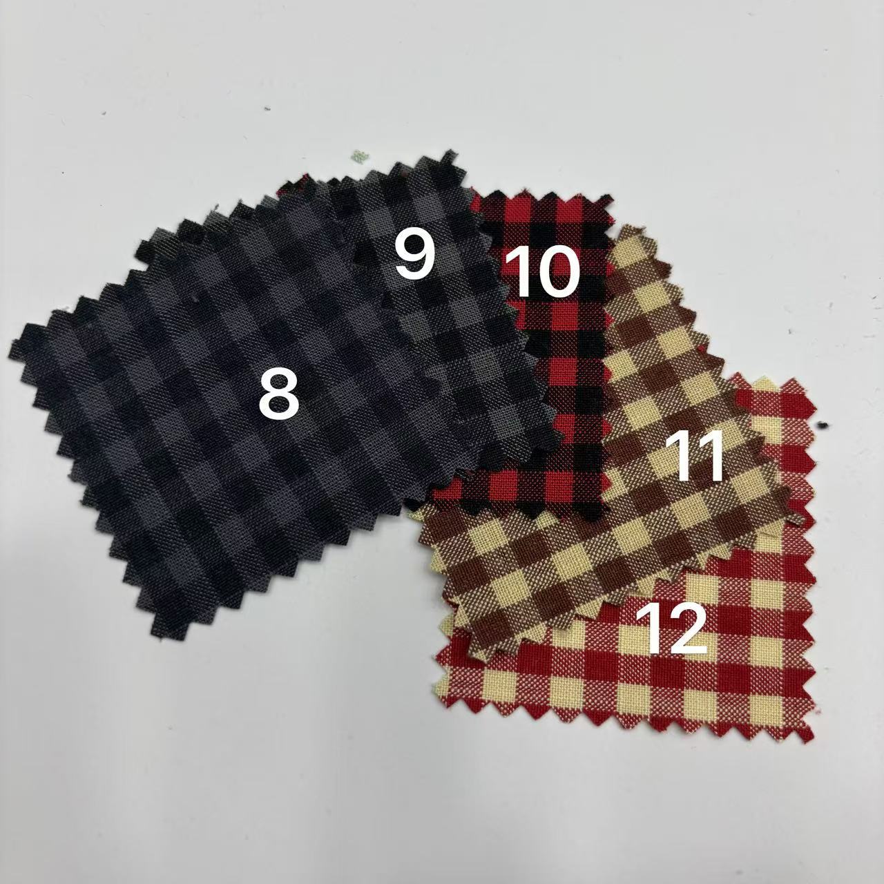 Ram Cotton Vintage Double Bamboo Double Color Small Plaid Chaoyang Plaid Shirt with Fabric Women's dress Pajamas Butterfly