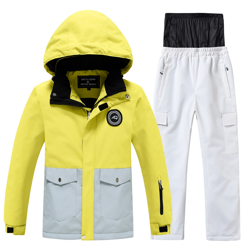 Picture of New Children's Ski Suit suit Boys and Girls Winter Outdoor Waterproof Warm Thickened Children's Ski Suit