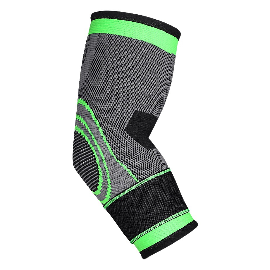 Cross-Border Popular Breathable Sweat-Wicking Sports Straps Pressurized Elbow Pads Outdoor Sports Knitted Fitness Protective Gear Wholesale Manufacturer