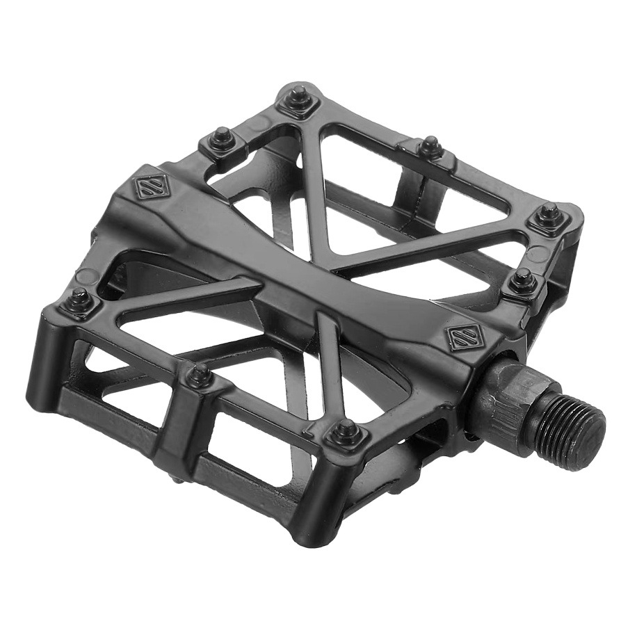 Mountain Bike Boxed X-Shaped Pedals, All-Aluminum Alloy Material, Wide All-Aluminum Pedals, Cycling Accessories