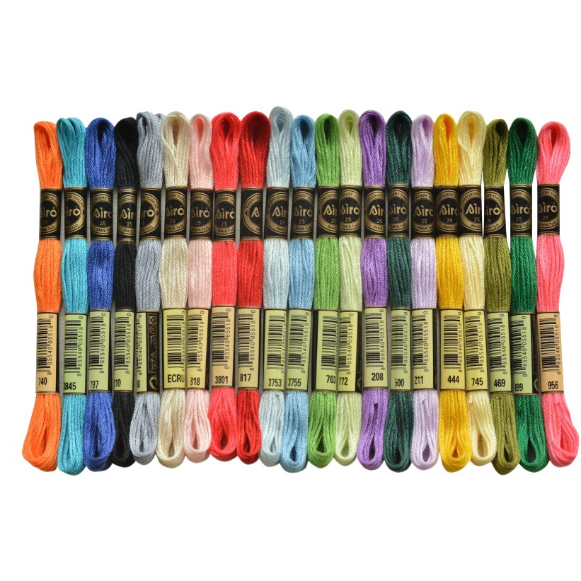 Manufacturer Wholesale Cross Stitch Thread Dmc Color Series 8.482m Color Polyester Embroider Thread Embroider Thread Accessories Handmade Wholesale