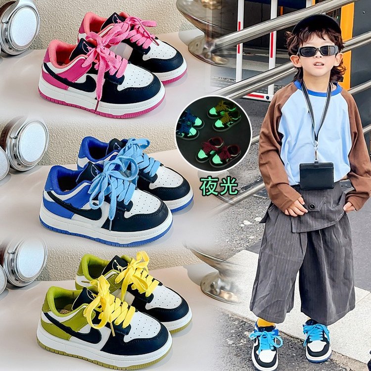 Children's Sneakers New Style 2025 Spring and Autum Comfortable and Breathable Luminous Cute Casual Shoes for Boys and Girls, Sports Shoes and Kidsren's Shoes