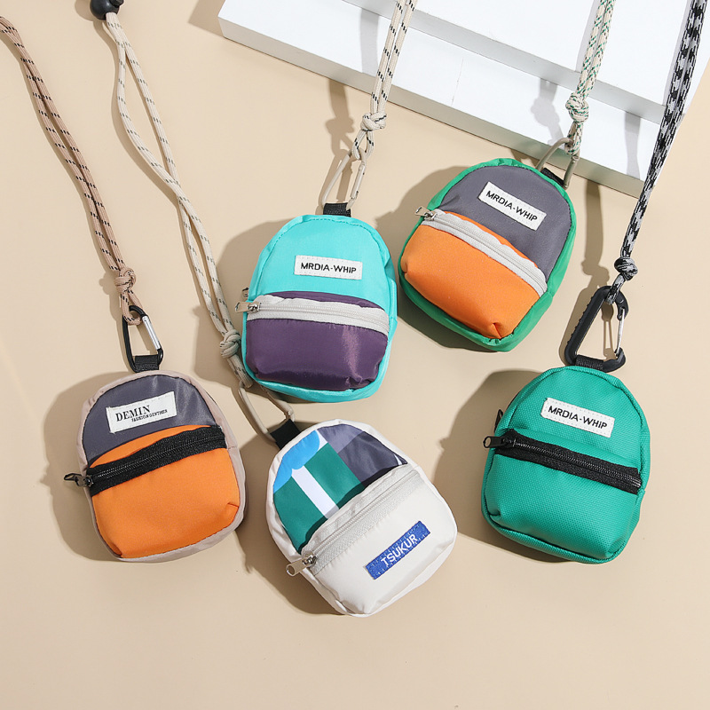 Picture of Mini New Outdoor Portable Storage Bag Coin Key Bag Candy Color Creative Hat Bag Styling Fashion Trend
