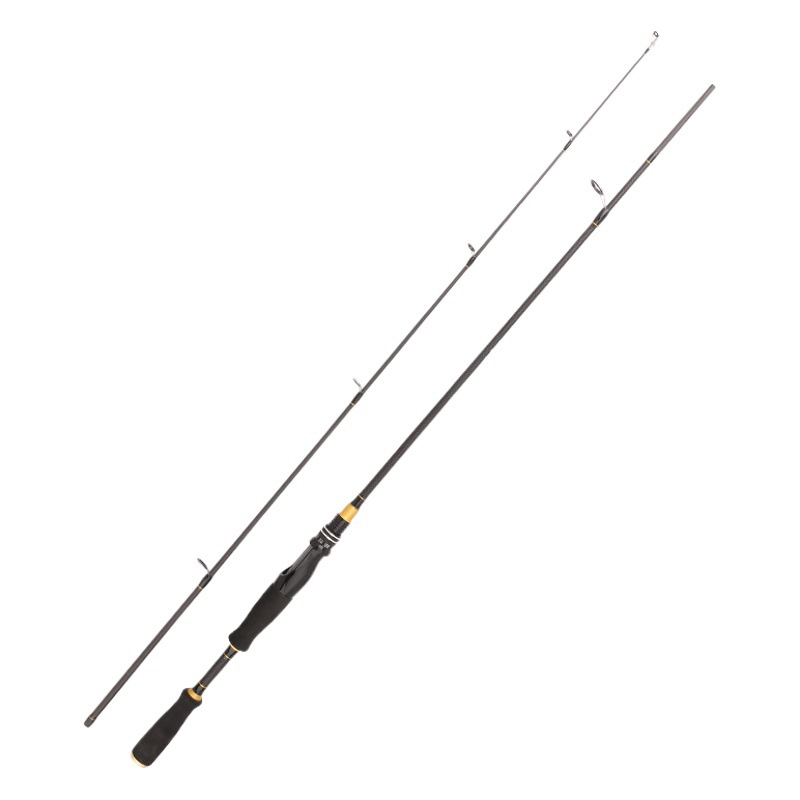New carbon Luya Rod 1.8-2.7 M black fishing rod cocked tip long-distance Rod M fishing rod fishing gear wholesale