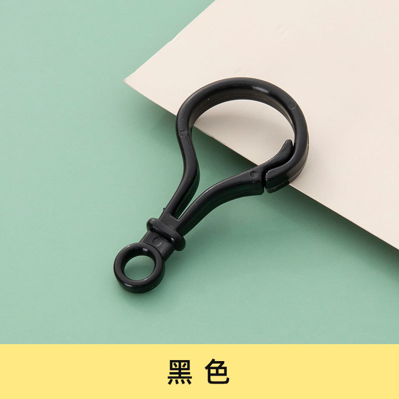 Picture of diy jewelry accessories color bulb button doll key chain plastic lobster buckle bag buckle acrylic hook buckle