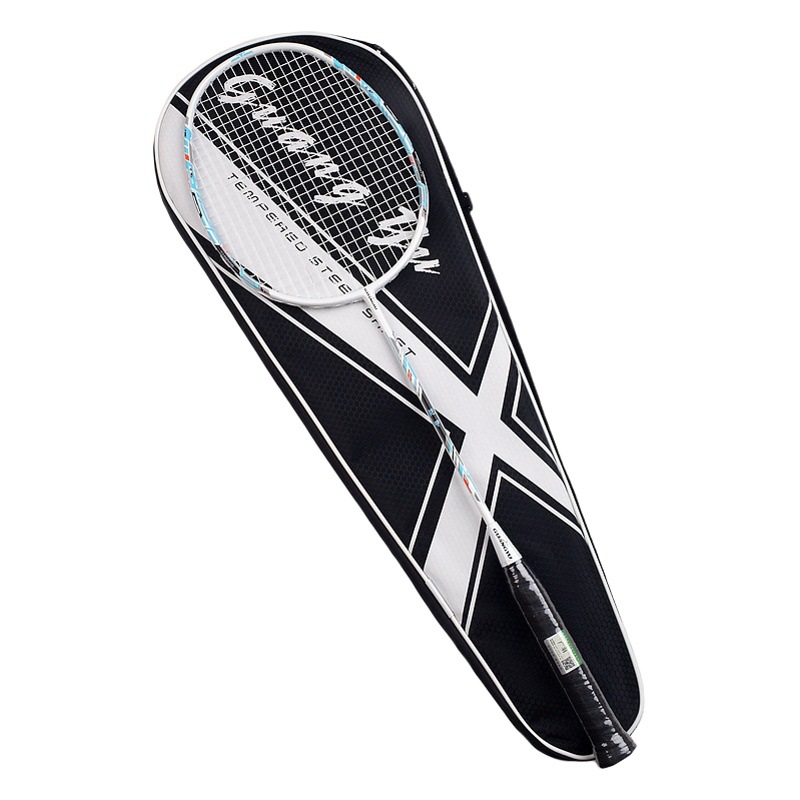 Guangyu Offensive and Anti-Type Adult-Specific Full Carbon Badminton Racket Amateur Home Entertainment Badminton Racket Training Single Racket