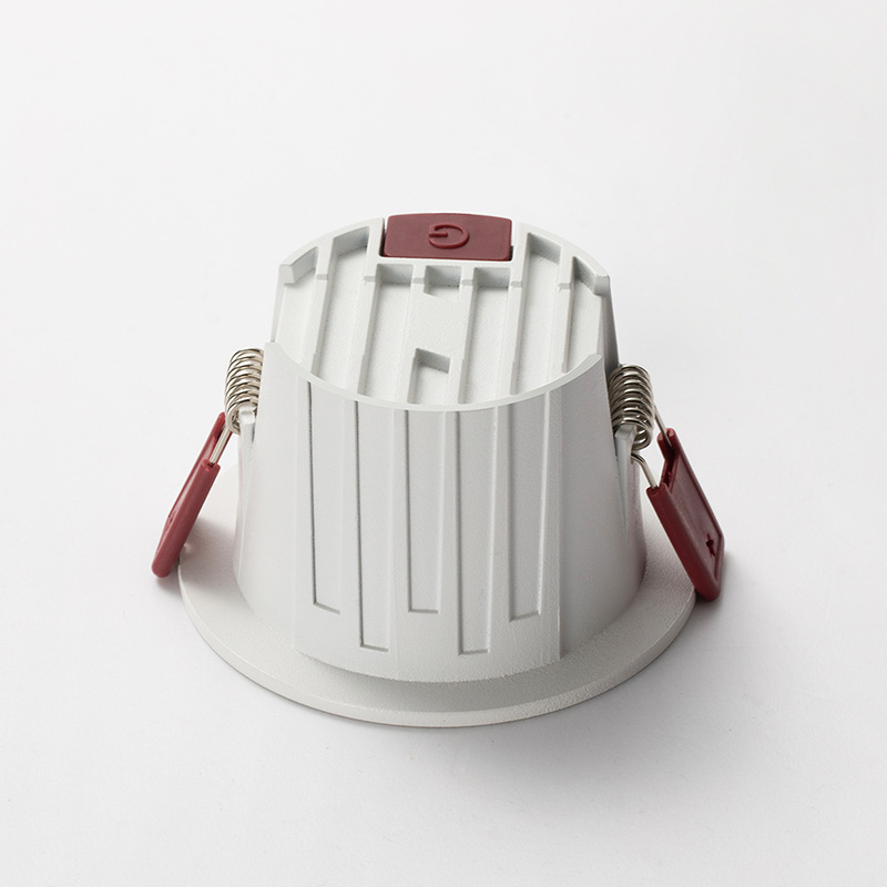 Picture of Downlight Embedded Deep Anti-glare Household Ultra-thin COB Downlight Three-color Variable Light Barrel Lamp Anti-Vertigo ceiling lamp