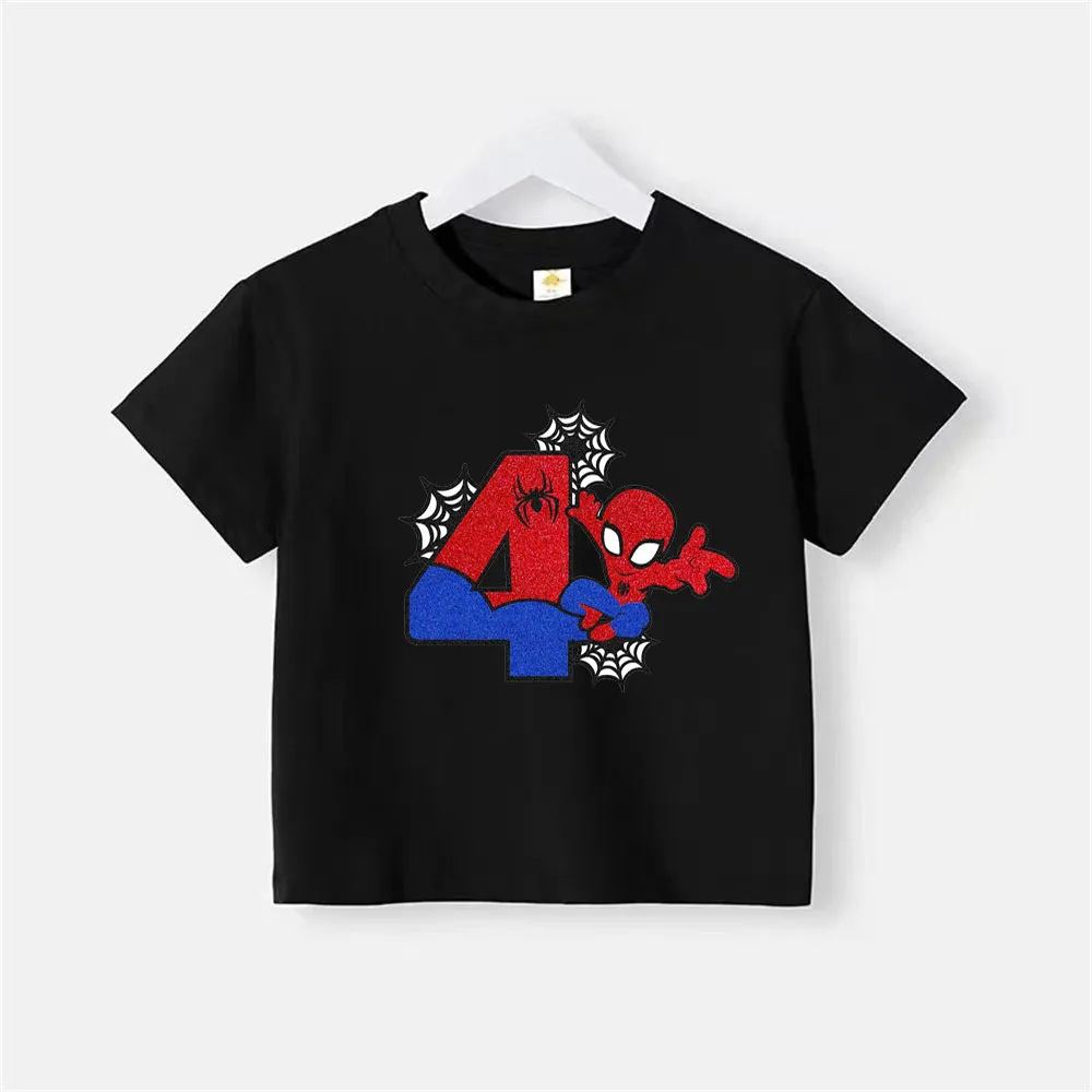 Picture of Cross-border foreign trade children's clothing fashion short-sleeved T-shirt 2025 summer new cuhk children's casual round neck T-shirt