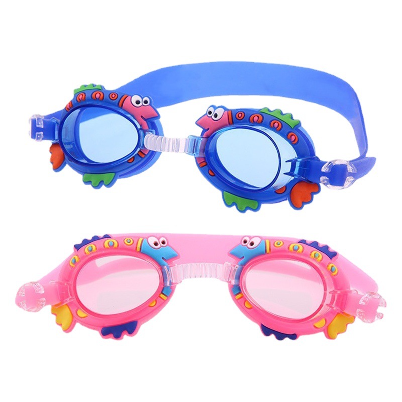[Factory wholesale] Cute waterproof anti-fog children swimming goggles learning swimming glasses baby cartoon glasses with adjustable