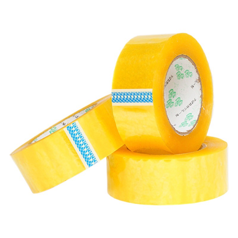 Sealing Tape Transparent Beige Whole Box Express Packaging Sealing Transparent Tape Large Roll Tape Express Tape