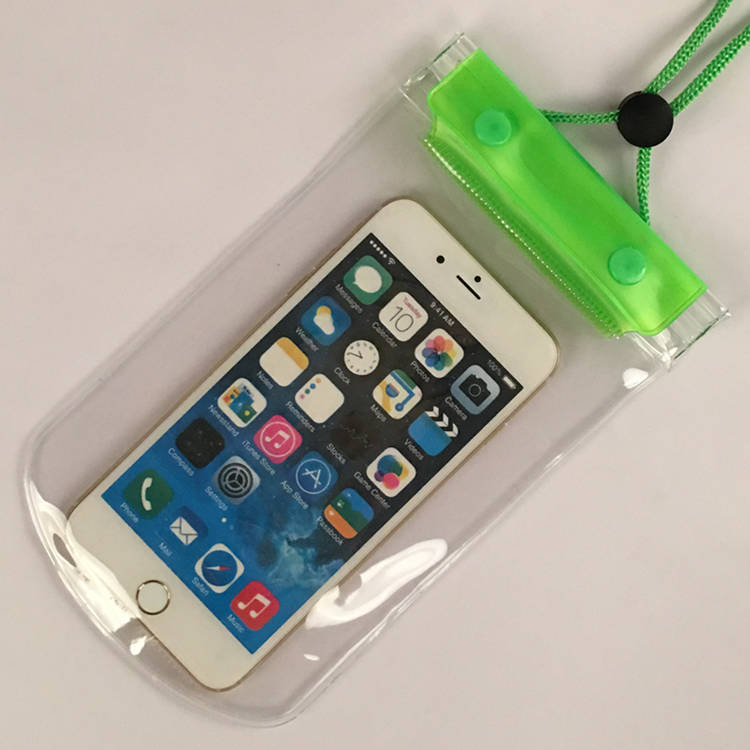 Picture of Double-layer Thickened Barrier-free Mobile Phone Waterproof Bag Transparent Waterproof Mobile Phone Case Large Takeaway Mobile Phone Waterproof Han Proof Bag