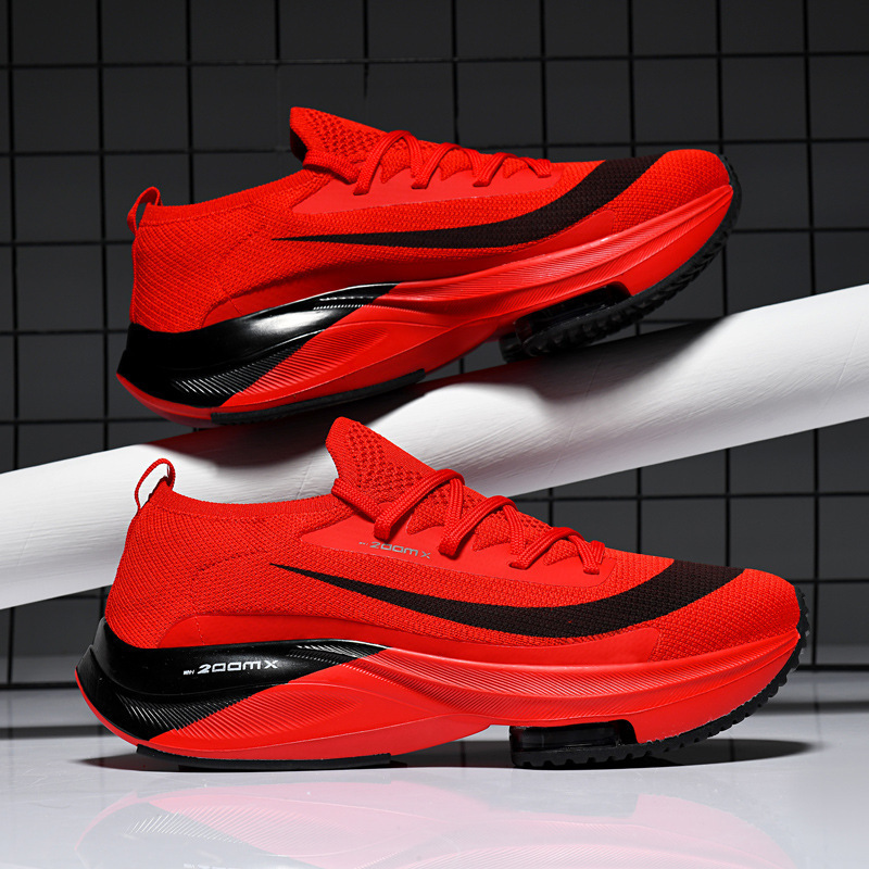 Air Cushion Shock-Absorbing Sports Running Shoes Sports Casual Shoes Men's Shoes 2025 New Youth Running Coconut Trendy Shoes