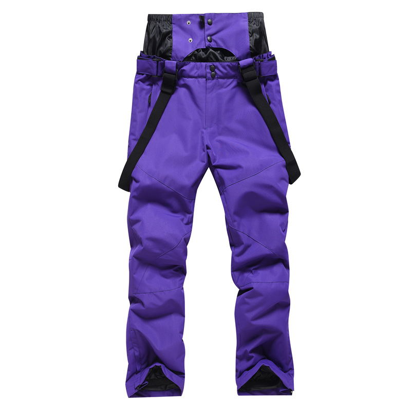 Picture of 2022 new ski pants men's and women's plus size warm veneer double waterproof windproof pants e-commerce support a generation of hair