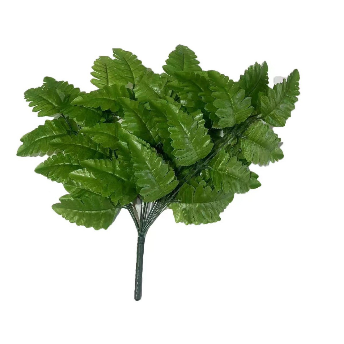 Picture of Simulated Persian Leaves, Artificial 7-Pronged Persian Leaves, Green Plant Flower Arrangement Accessories, Simulated Leaves, Simulated Flower Wedding Decoration