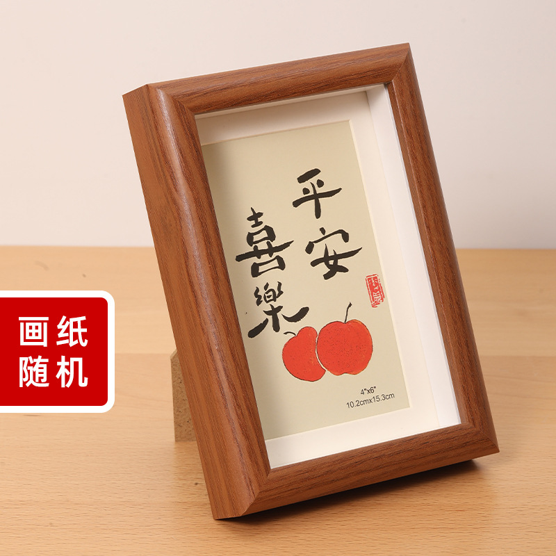 Picture of Hollow Photo Frame Stereo Photo Frame Table 5678inch Photo Frame A4 Wall Hanging Calligraphy Word Frame Dried Flower Photo Frame