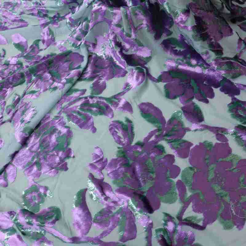 Factory Wholesale Direct Sales Woven Velvet Brocade Jacquard Nylon Velvet Velvet Fabric Haute Couture Dress Dress Cheongsam