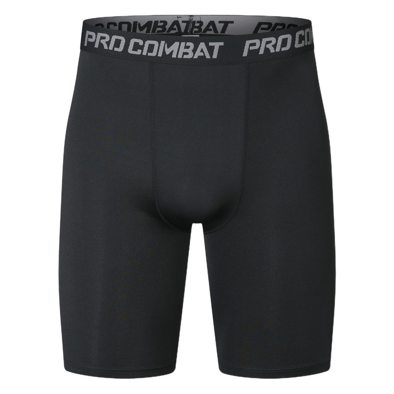 Basketball Fitness Training Bottoming Tight Pants High Elastic Breathable Quick-drying Cropped Pants Running Shorts