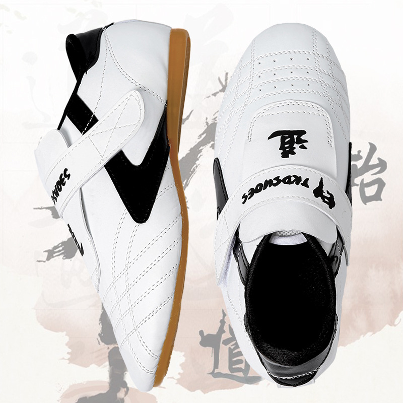 Picture of Taekwondo Shoes for Adults, Men, Women and Children, Martial Arts Training Shoes, Breathable Sports Tbottomon Bottom Taekwondo Shoes