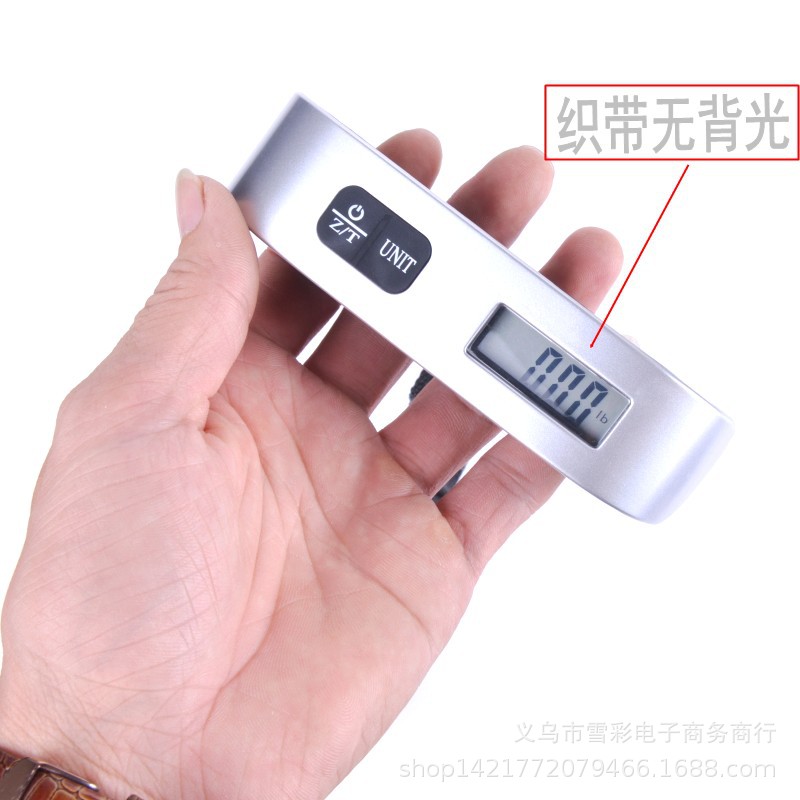 Picture of Portable 50kg Digital Satchel Scale with Luminous Luggage Scale Luggage Scale Satchel Digital Scale Digital Scale Express Delivery