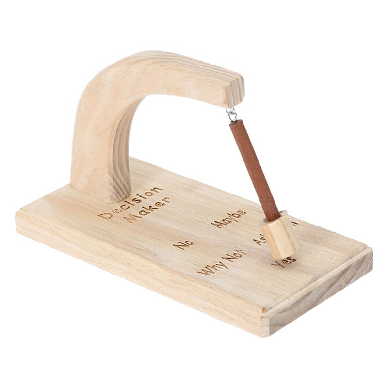 Picture of Cross-border new product Decision Maker Maker carving oak wooden crafts pendant wholesale