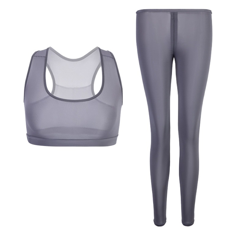Yi Jin Sex Underwear Sexy Smooth No-off Zipper Open Hip Open Crotch Yoga Pants Stretch Women's Fitness Suit Large Size